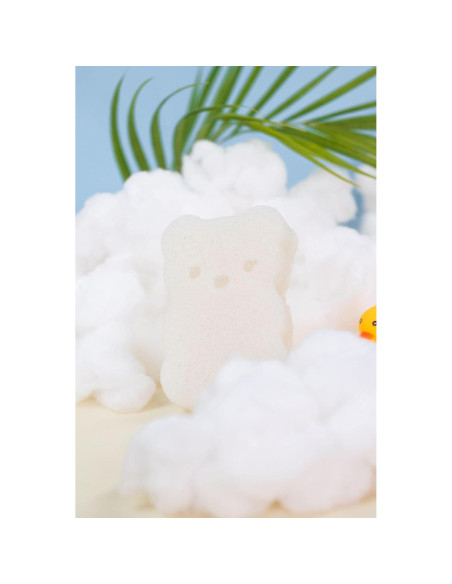 Esponja de Baño para Bebés BearCo 100% Natural Hipoalergénica