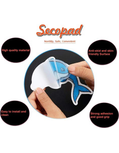 Pegatinas Antideslizantes Secopad para Bañera - 20 Piezas con Delfines 2