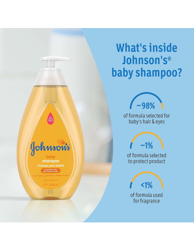 Champú para Bebés Johnson 403.6 ml Sin Lagrimas Hipoalergénico
