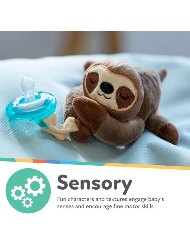 Chupete Nuby Flex Natural con Peluche Pingüino Snuggleez