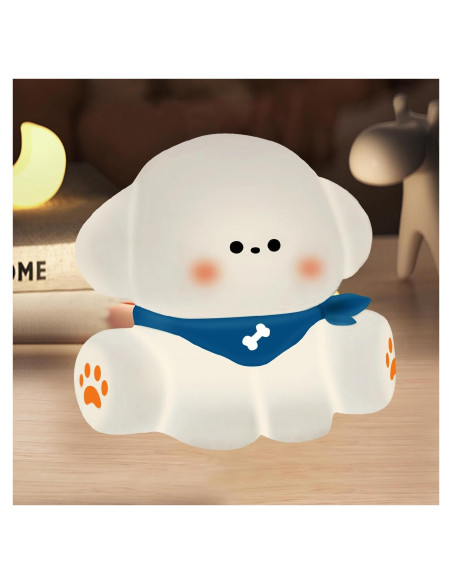 Luz Nocturna Cachorro Kapee House Silicona Recargable Luz Nocturna Cachorro Kapee House Silicona Recargable