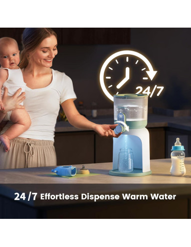 Calentador de Agua Instantáneo Momcozy 1.69L con Doble Luz
