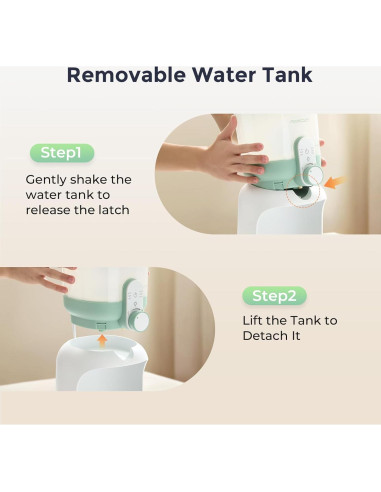 Calentador de Agua Instantáneo Momcozy 1.69L con Doble Luz