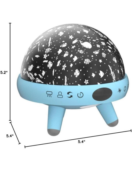 Luz Nocturna ZKYQSHDHX con Proyector y Ruido Blanco para Niños Luz Nocturna ZKYQSHDHX con Proyector y Ruido Blanco para Niños