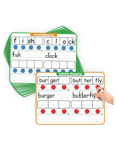 Paquete de 12 Tableros de Borrado en Seco Aizweb 23x30.5cm