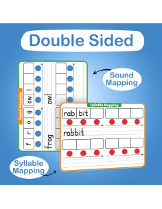 Paquete de 12 Tableros de Borrado en Seco Aizweb 23x30.5cm 2