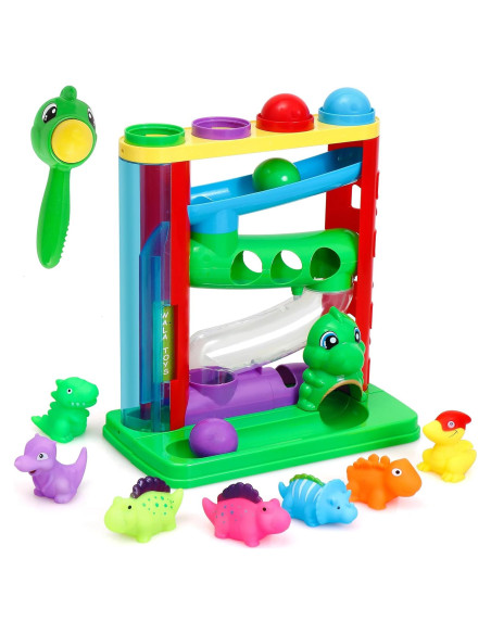 Juguete de Golpear Pelota WALA con Martillo y Dinosaurios