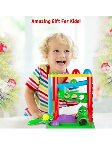 Juguete de Golpear Pelota WALA con Martillo y Dinosaurios