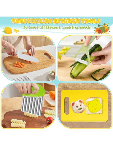 Set de Herramientas de Cocina Montessori HAIMST 15 Piezas