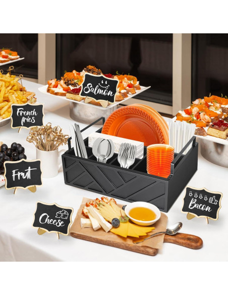 Dispensador de Platos de Papel Unistyle con 10 Carteles Pizarra