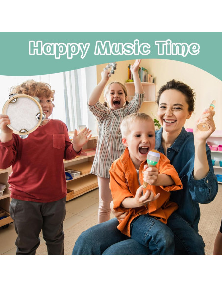 Juego de Instrumentos Musicales Raimy - Madera Montessori 1-3 Años
