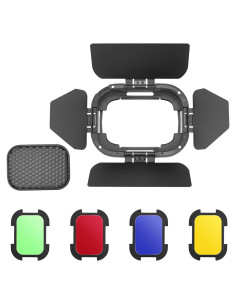Kit Puertas de Granero Godox BD-07 II para Flash AD200Pro II