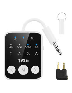 Transmisor Receptor Bluetooth 5.3 1Mii SafeFly Dot2 25H Audio