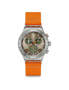 Reloj Casual Unisex Swatch Verde 43mm Acero Inoxidable