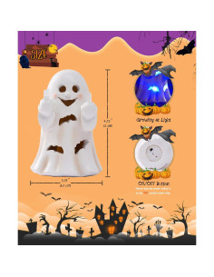 Estatua de Fantasma LED Philodwell para Jardín - Decoración Halloween 2