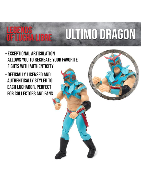 Figura de Acción Ultimo Dragon Boss Fight Studio 1:12 Articulada