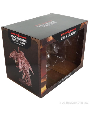 Miniatura Dragón Fantasma Rojo WizKids D&D 25.4 cm