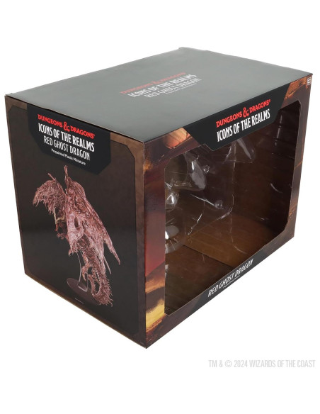 Miniatura Dragón Fantasma Rojo WizKids D&D 25.4 cm