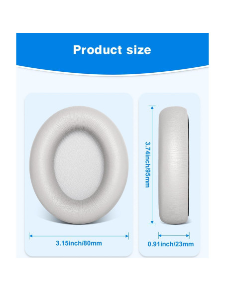 Almohadillas de Reemplazo Link Dream para Beats Studio Pro Gris Claro