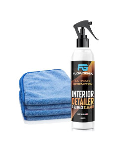Limpiador y Protector de Interiores Flowgenix 8oz - Detallador Automotriz
