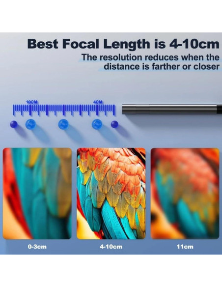 Cámara Endoscopio Doble Lente Lukzaten USB-C para iPhone y Android