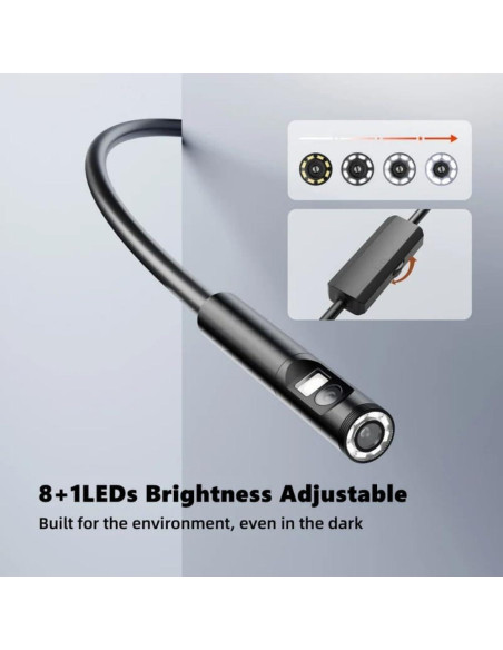 Cámara Endoscopio Doble Lente Lukzaten USB-C para iPhone y Android