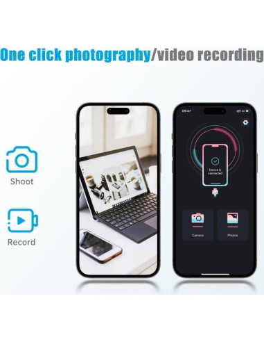 Cámara Endoscopio Doble Lente Lukzaten USB-C para iPhone y Android