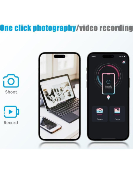 Cámara Endoscopio Doble Lente Lukzaten USB-C para iPhone y Android