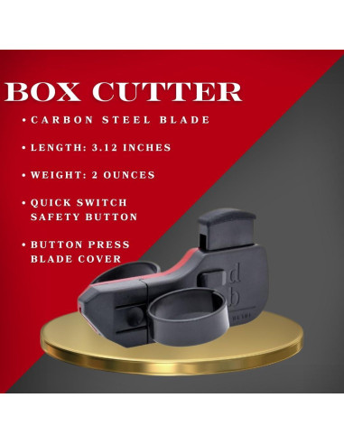 Cuchilla Utilitaria Dani | Cortador de Cajas Auto-retractable 7.9cm