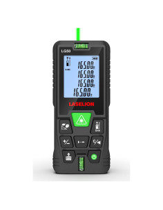 Medidor de Distancia Láser LASELION LG50 50m Pantalla LCD