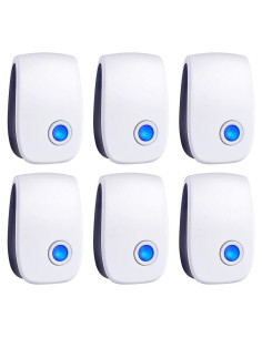 Repelente Electrónico de Plagas Zybeauty 6 Paquetes 111.5 m