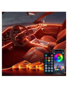 Luces LED de tira para coche Huaxin RGB 698.5 cm Control APP