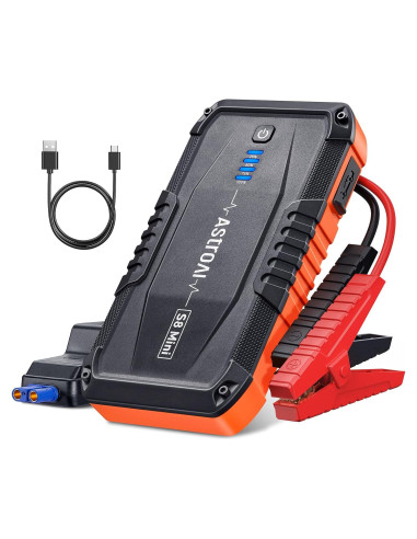 Arrancador de Batería AstroAI S8 Mini 1200A 12V Portátil Naranja