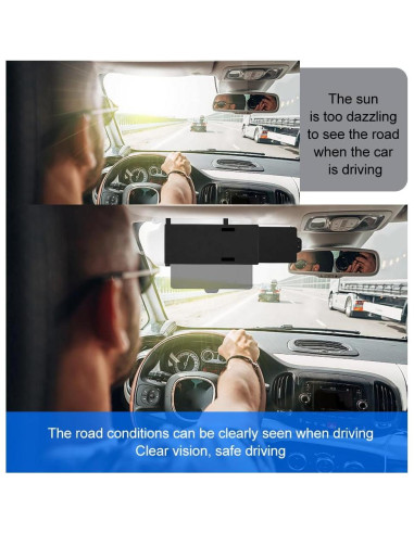 Extensor de Visera Solar HAOBO Polarizado Antirreflejo 25.4cm