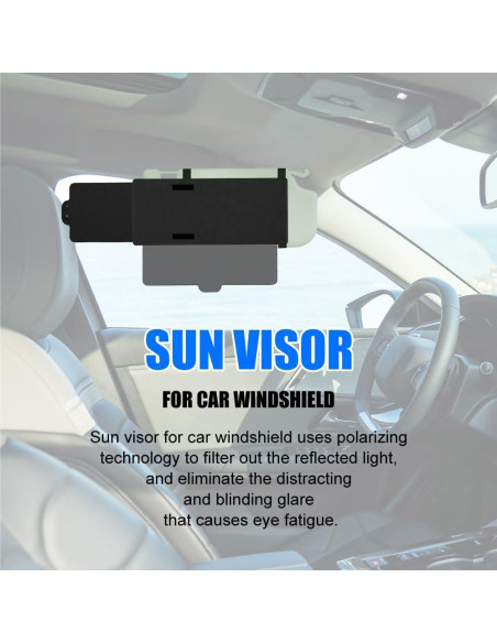 Extensor de Visera Solar HAOBO Polarizado Antirreflejo 25.4cm