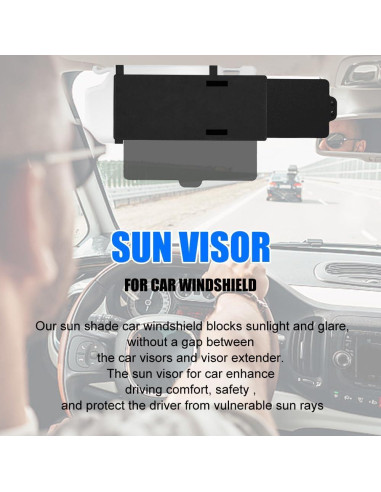 Extensor de Visera Solar HAOBO Polarizado Antirreflejo 25.4cm