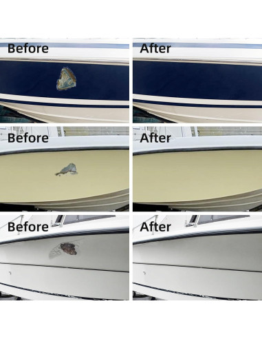 Kit de Reparación de Fibra de Vidrio Marino FENFANDAS 4 Colores