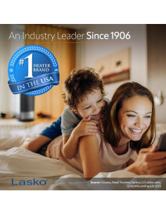 Ventilador Torre y Calefactor Lasko FHV820 1500W Blanco 2