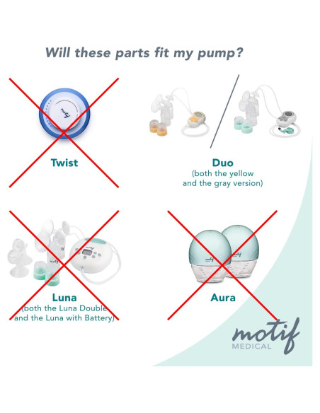 Botellas de Almacenamiento de Leche Materna Motif Medical - 2 Unidades 160 ml