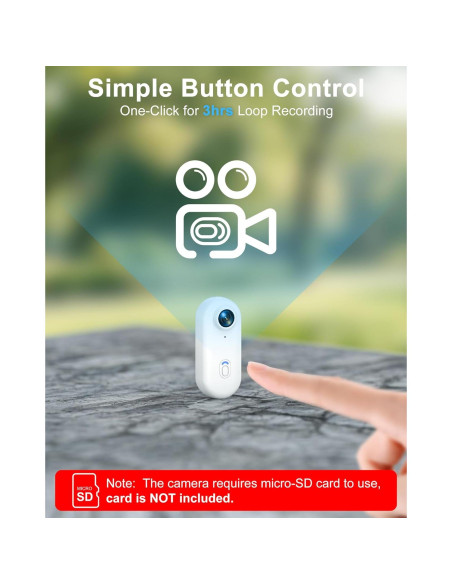 Collar de Cámara para Gatos H88 - Grabación HD 1080P XS