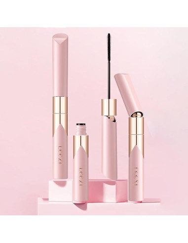 Máscara de Pestañas Okerker 2PCS - Alarga y Volumen, Negro