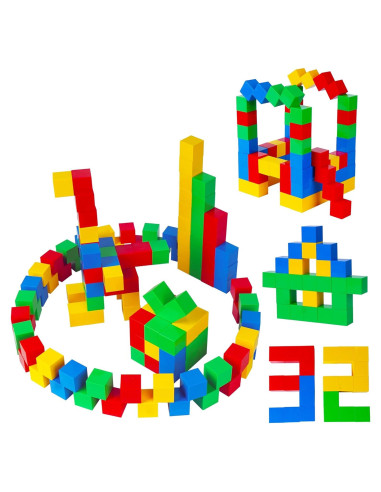 Cubos Magnéticos Educativos Tigerdoe 32 Piezas para Niños