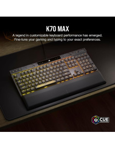 Teclado Mecánico RGB Corsair K70 MAX Ajustable 1.39kg 2