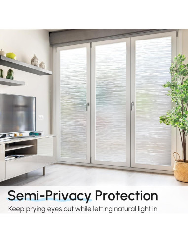 Película de Privacidad DOWELL 44.5x200 cm Vinilo Esmerilado