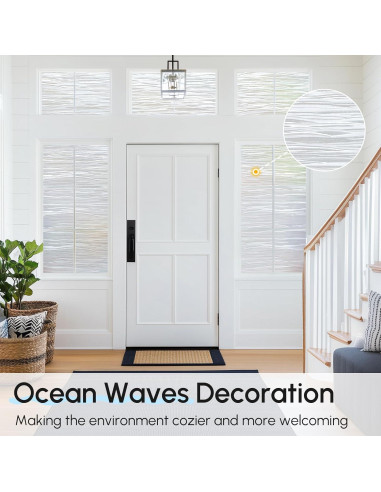 Película de Privacidad DOWELL 44.5x200 cm Vinilo Esmerilado