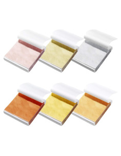 300 Hojas de Foil Dorado Imitación BBTO para Manualidades