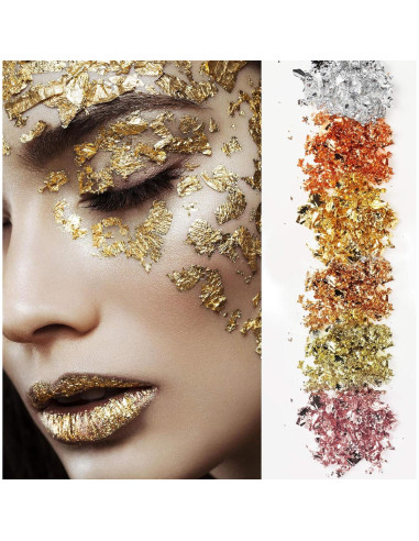 300 Hojas de Foil Dorado Imitación BBTO para Manualidades