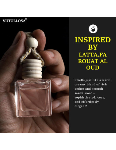 Ambientador Colgante Sándalo Ámbar VUTOLLOSA - 2 Pack Aroma Duradero