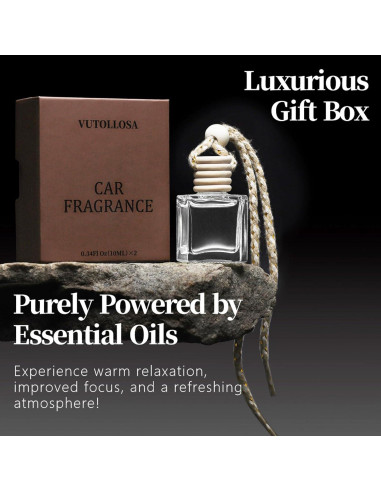 Ambientador Colgante Sándalo Ámbar VUTOLLOSA - 2 Pack Aroma Duradero