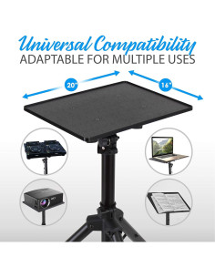 Soporte Universal Pyle PLPTS4.5 para Proyector y Laptop Ajustable 2